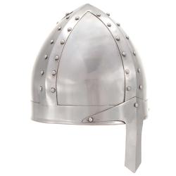 Casque de chevalier m&eacute;di&eacute;val antique pour GN Argent&eacute; Acier