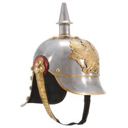 Casque prussien allemand antique pour GN Argent&eacute; Acier