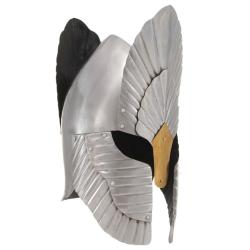 Casque de chevalier m&eacute;di&eacute;val pour GN Argent&eacute; Acier