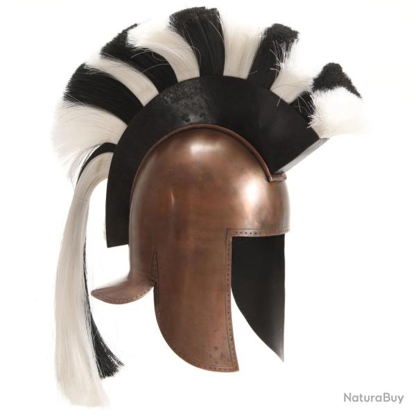 Casque de guerrier grec antique pour GN Cuivre Acier