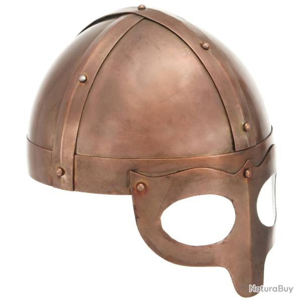 Casque de viking de r�plique antique pour GN Cuivre Acier