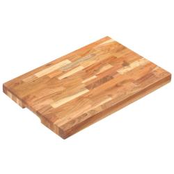 Planche &agrave; d&eacute;couper 50x35x4 cm Bois d'acacia massif