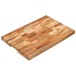 Planche &agrave; d&eacute;couper 60x40x4 cm Bois d'acacia massif