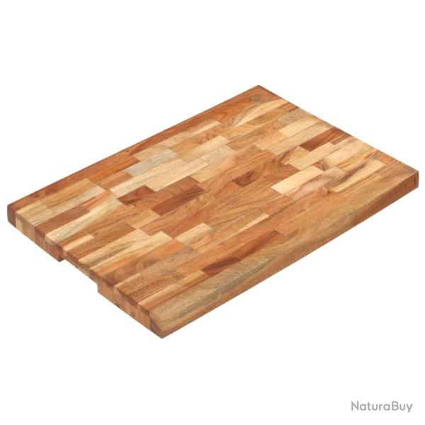 Planche � d�couper 60x40x4 cm Bois d'acacia massif