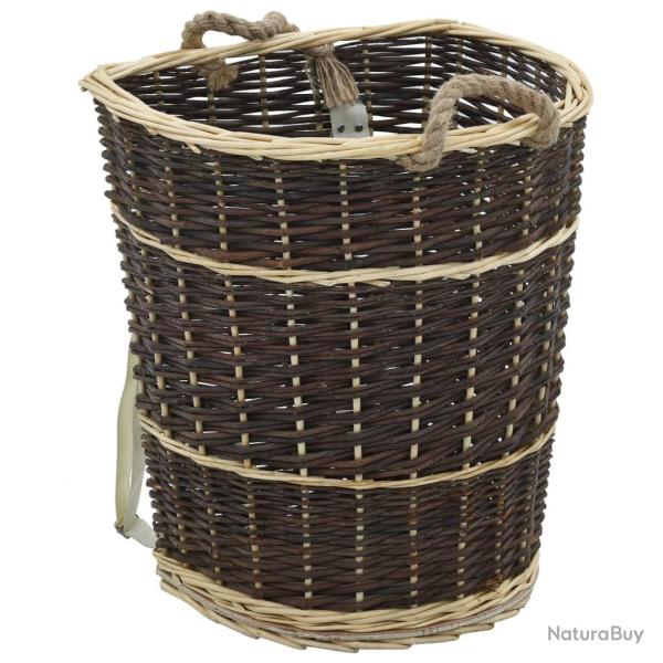 Sac � dos bois de chauffage sangles de transport 44,5x37x50 cm