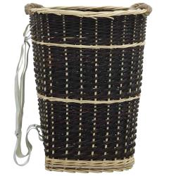 Sac &agrave; dos bois de chauffage sangles de transport 50x44x58 cm