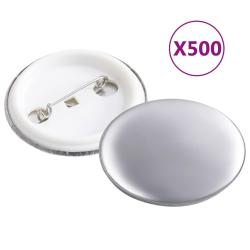 Pi&egrave;ces de boutons &agrave; &eacute;pingle 500 ensembles 37 mm