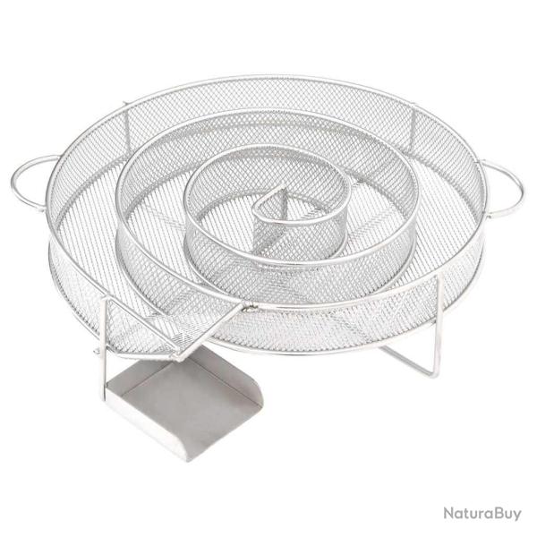 G�n�rateur de fum�e froide rond 19,5 cm acier inoxydable