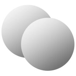 Miroirs muraux 2 pcs 40 cm Rond Verre