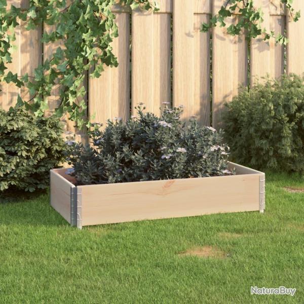 Jardini�re sur�lev�e 50x100 cm Bois de pin solide