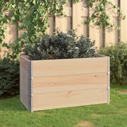 Jardini&egrave;res sur&eacute;lev&eacute;es 3 pcs 50x100 cm Bois de pin solide