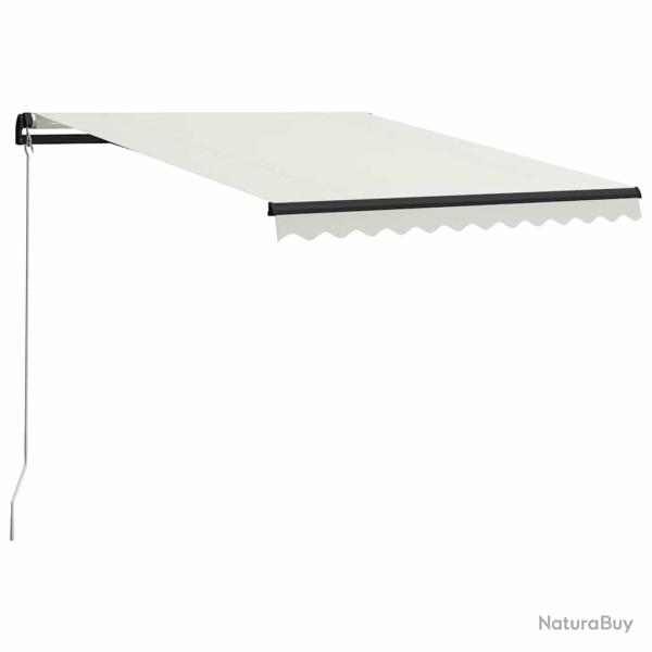 Auvent manuel r�tractable 300x250 cm Cr�me