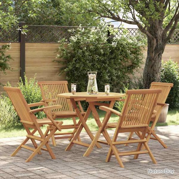 Salon de 5 pi�ces en bois de teck massif