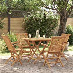 Salon de 5 pcs Bois de teck massif