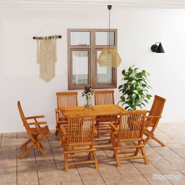 Salon de 7 pcs Bois de teck massif