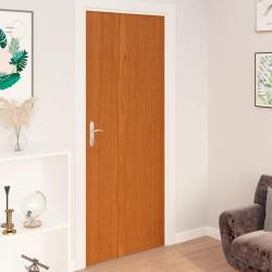 Films autoadh&eacute;sifs pour portes 4 pcs Ch&ecirc;ne clair 210x90 cm PVC