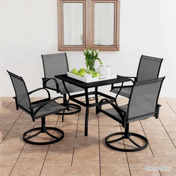Ensemble � manger de 5 pcs textil�ne et acier