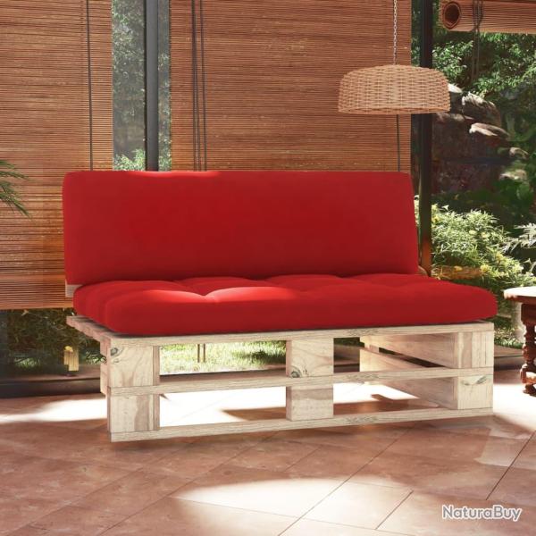 Canap� central palette de bois de pin impr�gn�