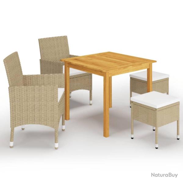 Ensemble � manger de 5 pcs Beige
