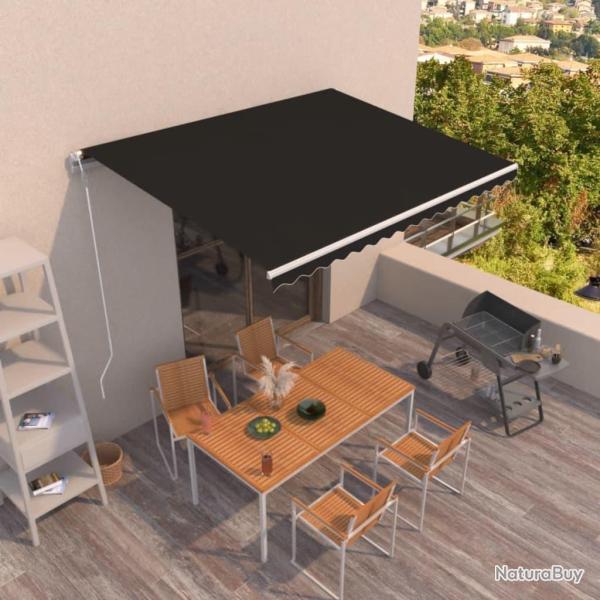 Auvent r�tractable automatique 450x350 cm Anthracite