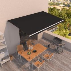 Auvent manuel r&eacute;tractable 500x350 cm Anthracite