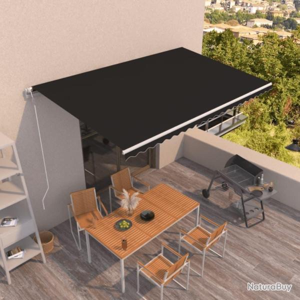 Auvent r�tractable automatique 500x350 cm Anthracite