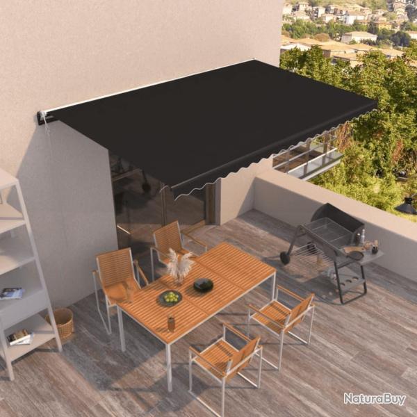 Auvent r�tractable automatique 500x350 cm Anthracite