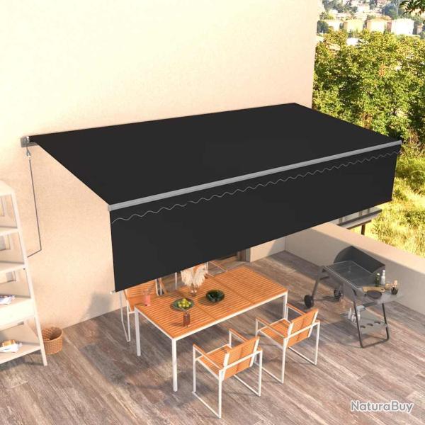 Auvent automatique r�tractable avec store 6x3 m Anthracite