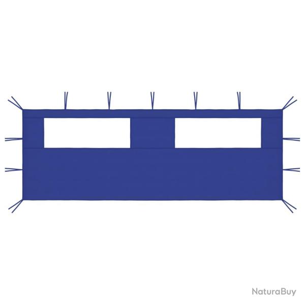 Paroi lat�rale de belv�d�re avec fen�tres 6x2 m Bleu