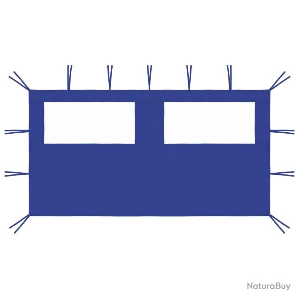 Paroi lat�rale de belv�d�re avec fen�tres 4x2 m Bleu