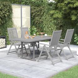 Ensemble &agrave; manger de 5 pcs Bois d'acacia massif