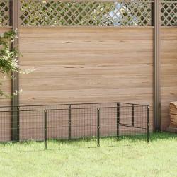 Chenil Noir 9 m&sup2; Acier