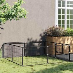 Chenil Noir 4 m&sup2; Acier