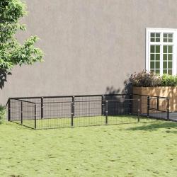 Chenil Noir 8 m&sup2; Acier