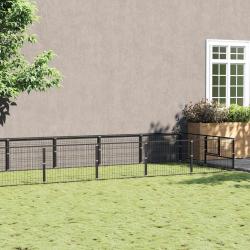 Chenil Noir 12 m&sup2; Acier