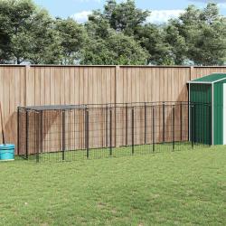 Chenil Noir 4,84 m&sup2; Acier