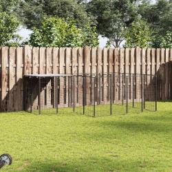Chenil Noir 6,05 m&sup2; Acier