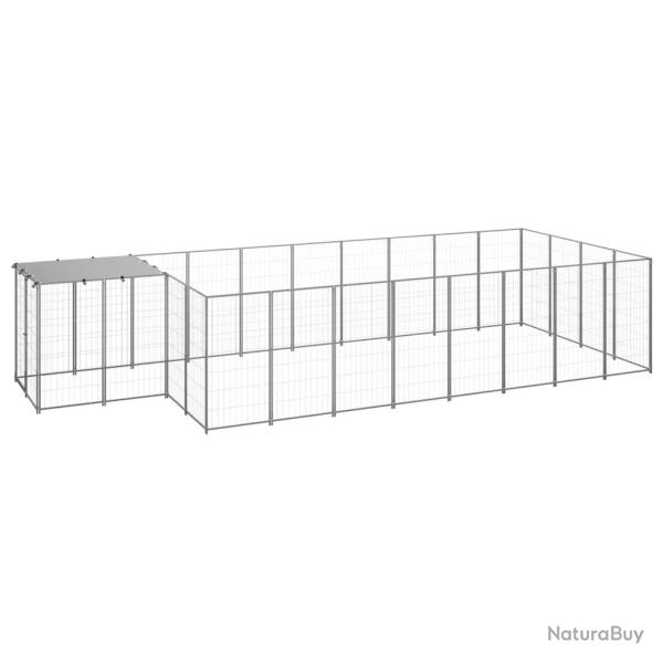 Chenil Argent� 10,89 m� Acier