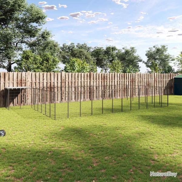 Chenil Noir 30,25 m� Acier