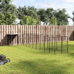 Chenil Noir 7,26 m&sup2; Acier