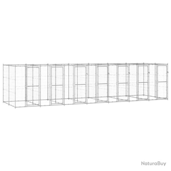 Chenil ext�rieur Acier galvanis� 16,94 m�