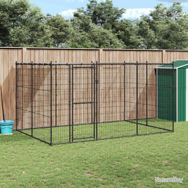 Chenil ext�rieur Acier avec toit 7,26 m�