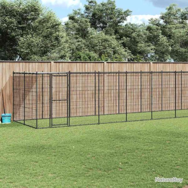 Chenil ext�rieur Acier avec toit 26,62 m�