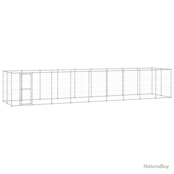 Chenil ext�rieur Acier galvanis� 21,78 m�