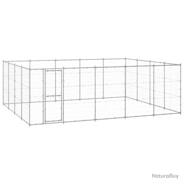 Chenil ext�rieur Acier galvanis� 24,2 m�