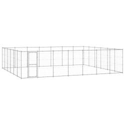 Chenil ext&eacute;rieur Acier galvanis&eacute; 50,82 m&sup2;