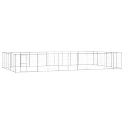 Chenil ext&eacute;rieur Acier galvanis&eacute; 79,86 m&sup2;