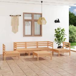 Salon de 6 pcs Bois de pin massif