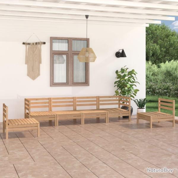 Salon de 6 pi�ces en bois de pin massif pour la terrasse