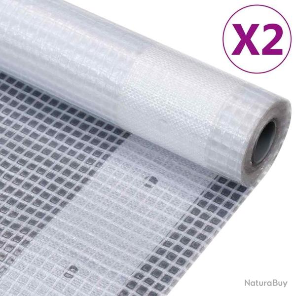 B�ches Leno 2 pcs 260 g/m� 2x15 m Blanc